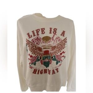 NWOT! Altar’d State Cropped Sweatshirt